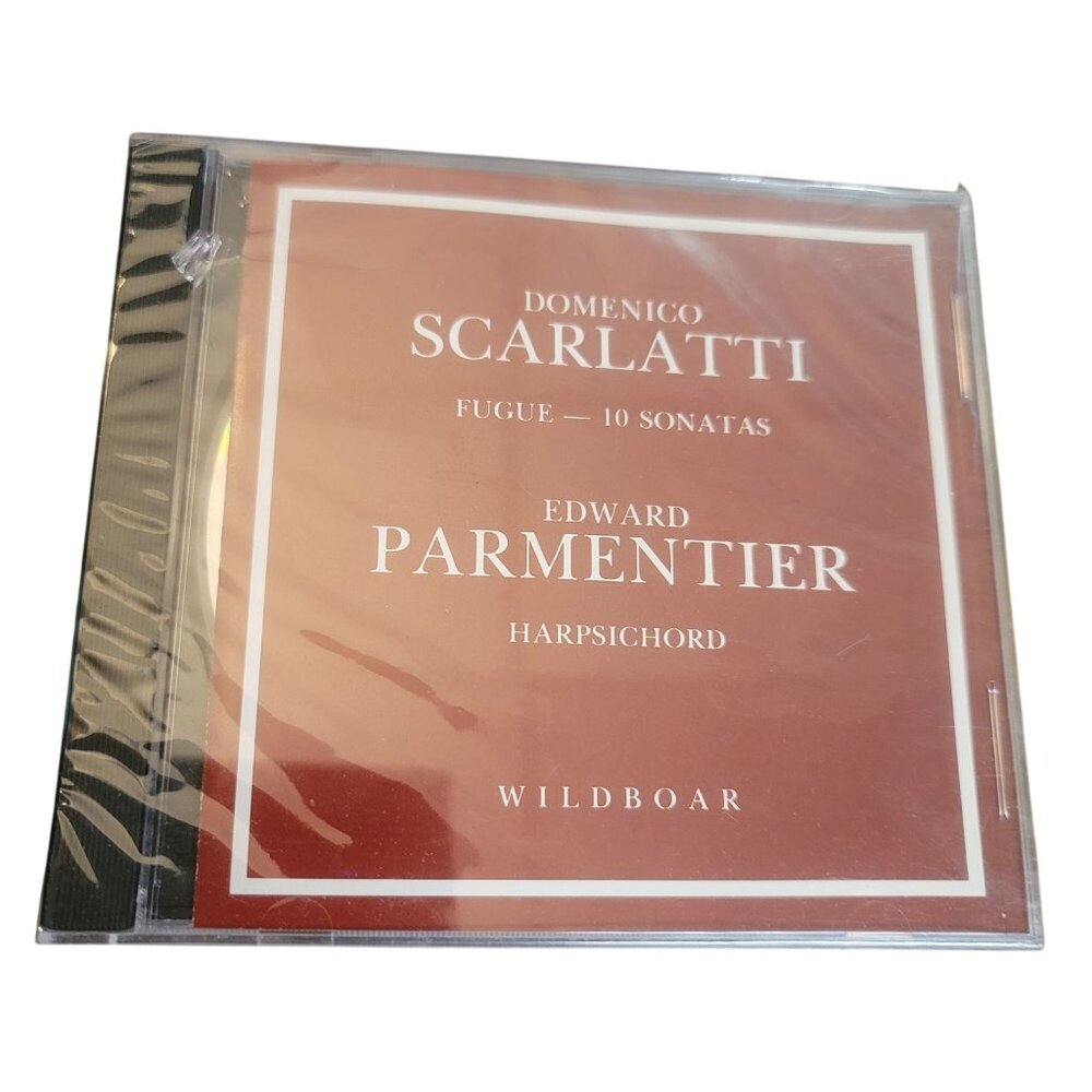 Domenico Scarlatti Fugue 10 Sonatas Harpsichord CD Edward Parmentier New Sealed